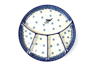 498 Bunzlau  Barbeque - Fondue- Gourmet bord 1997X 498 Fondue borden Ø 26 cm